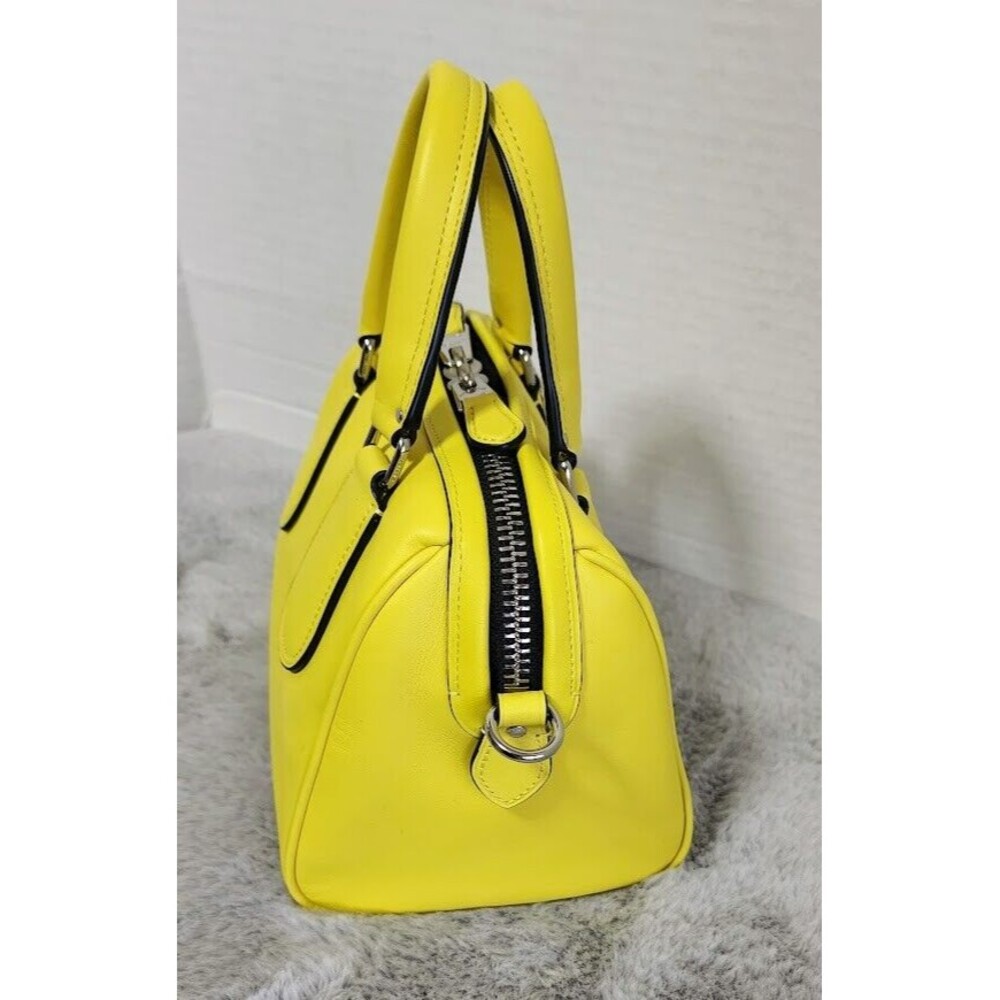 COACH X PEANUTS SNOOPY MINI SURREY YELLOW SATCHEL CROSSBODY LIMITED EDITION 100 - Picture 7 of 12